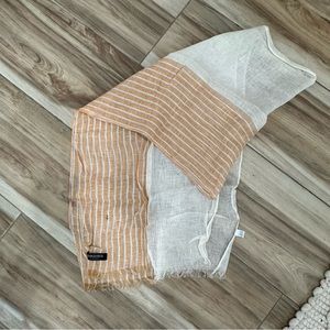 George Rech 100% linen Scarf